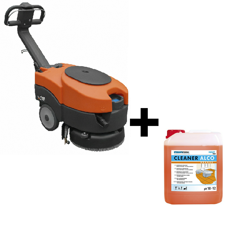 Podlahový mycí stroj CTM FL 36-E + PROFIMAX CLEANER ALCO ORANGE 5l ZDARMA